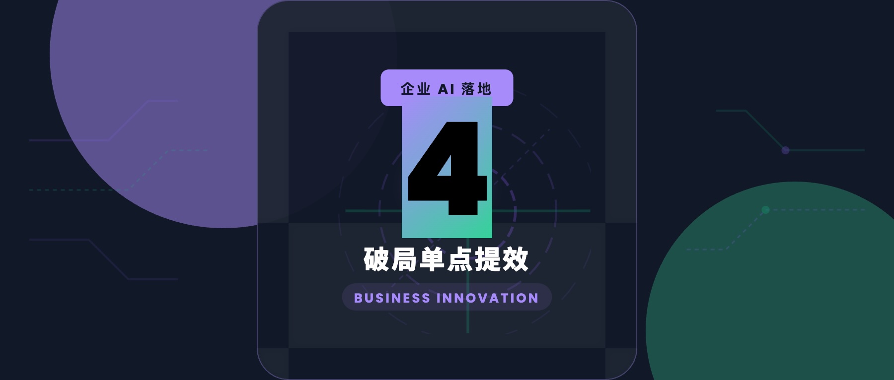 破局单点提效：企业 AI 价值创新的4个举措